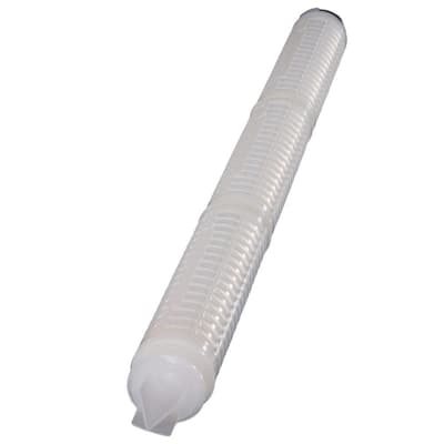 Chemflow-PE Select Pleated Membrane Filter Cartridge | Chemically-resistant HDPE design for low temperature solvents & chemicals